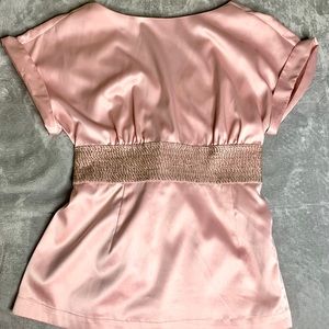 Metallic Pink Blouse